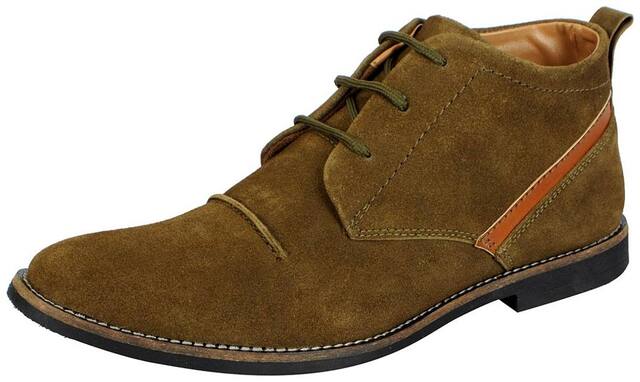 FAUSTO Casual Shoes For Men ( Green )