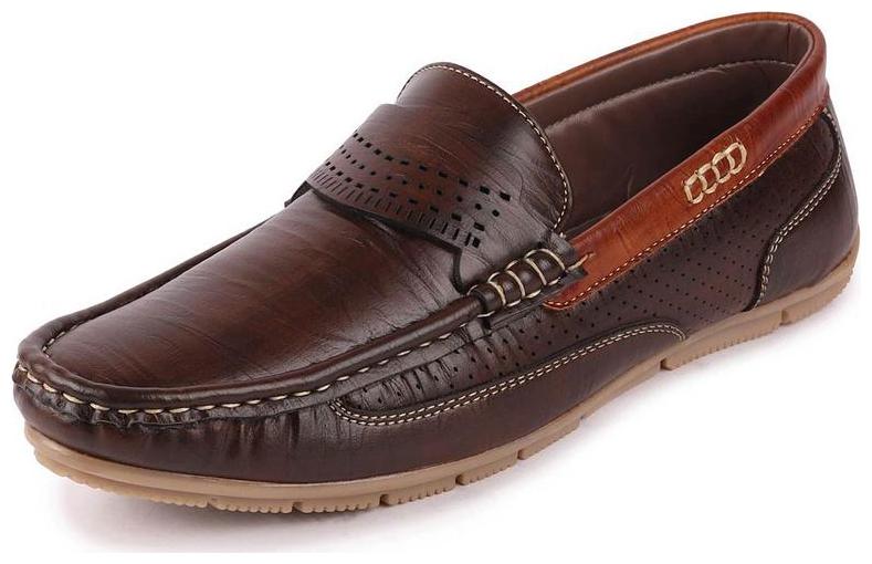 

FAUSTO Men Brown Loafers - FST 3603 BROWN