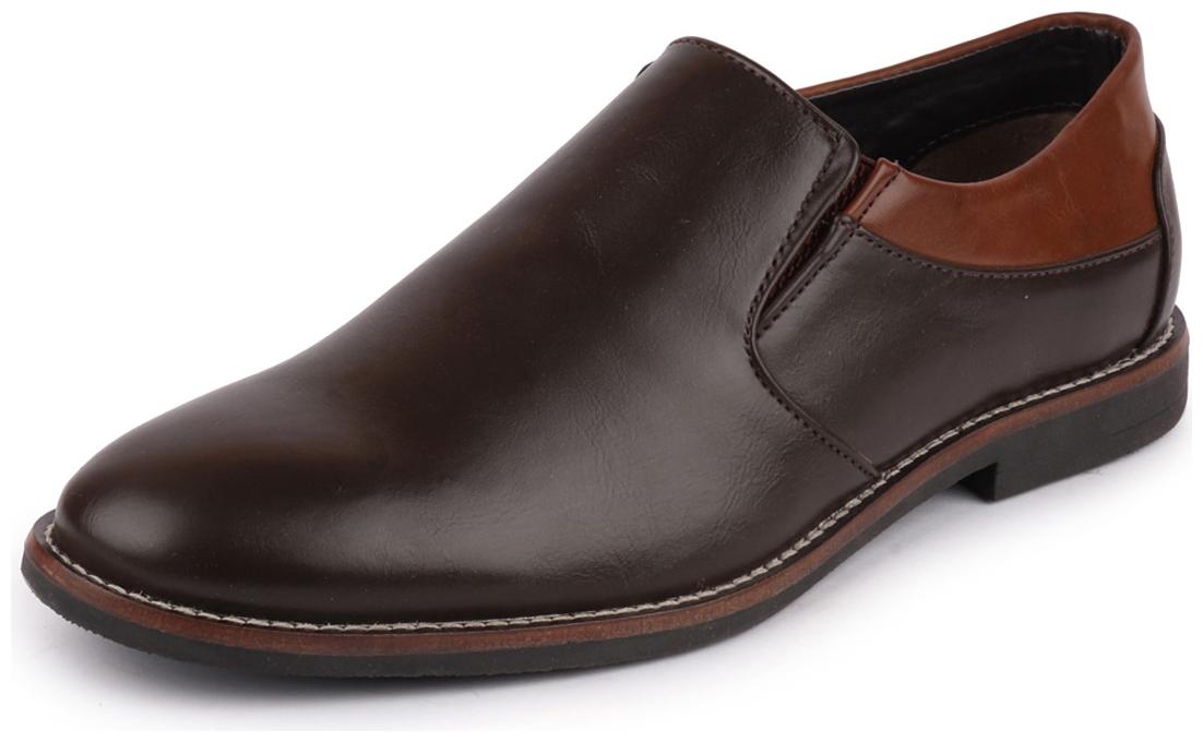 

FAUSTO Men Brown Oxford Formal Shoes