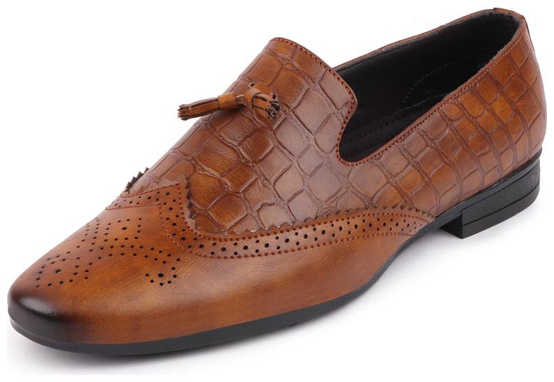 

FAUSTO Men Tan Loafers - FST 3849 TAN - FST 3849 TAN