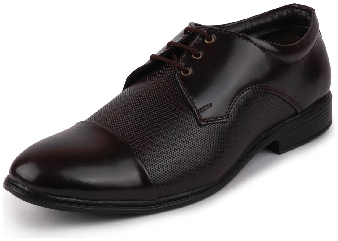 

FAUSTO Men Brown Brogues Formal Shoes - FST KI-9012 BROWN