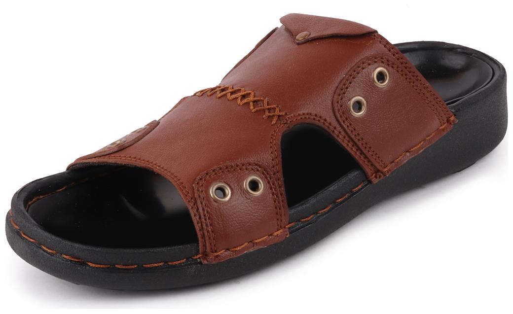 

FAUSTO Men Tan Indoor Slippers - 1 Pair