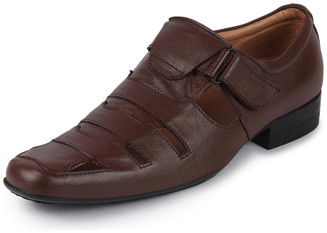 

FAUSTO Men Brown Shoe-Style Sandals