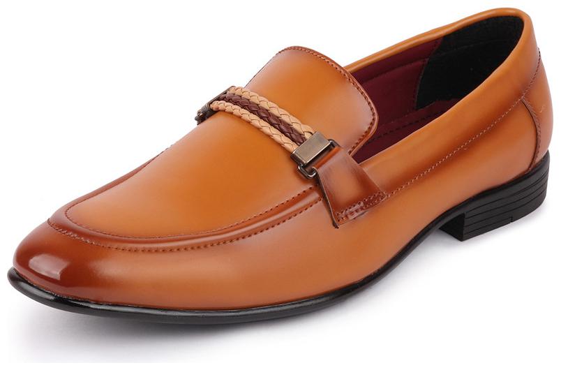 

FAUSTO Men Tan Slip-On Formal Shoes - FST 3843 TAN - FST 3843 TAN