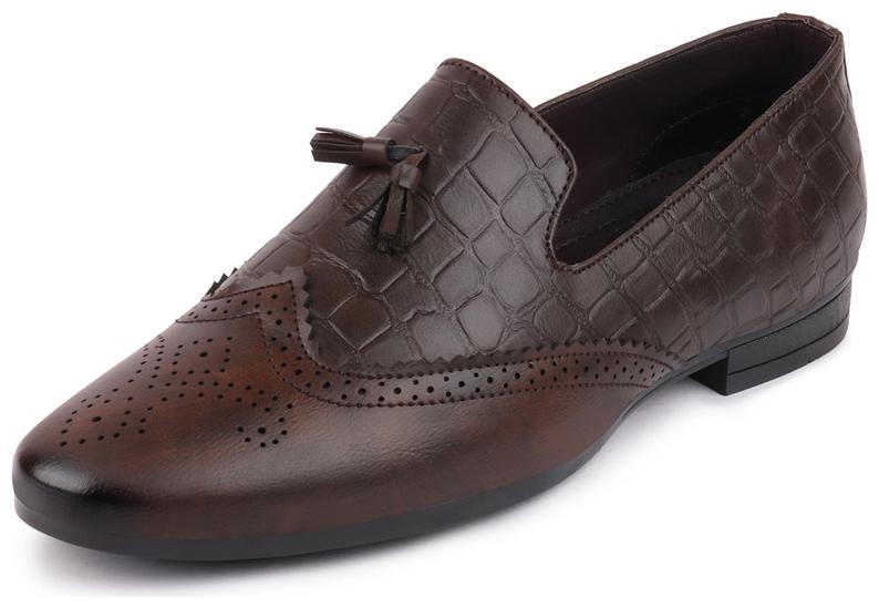 

FAUSTO Men Brown Loafers - FST 3849 BROWN - FST 3849 BROWN
