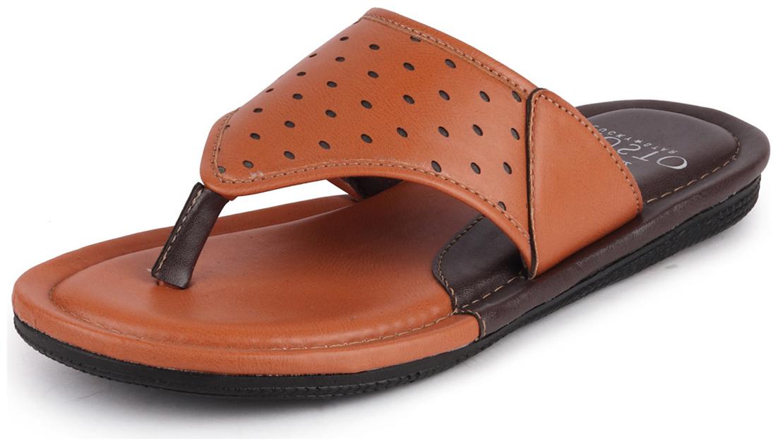

FAUSTO Men Tan Indoor Slippers - 1 Pair