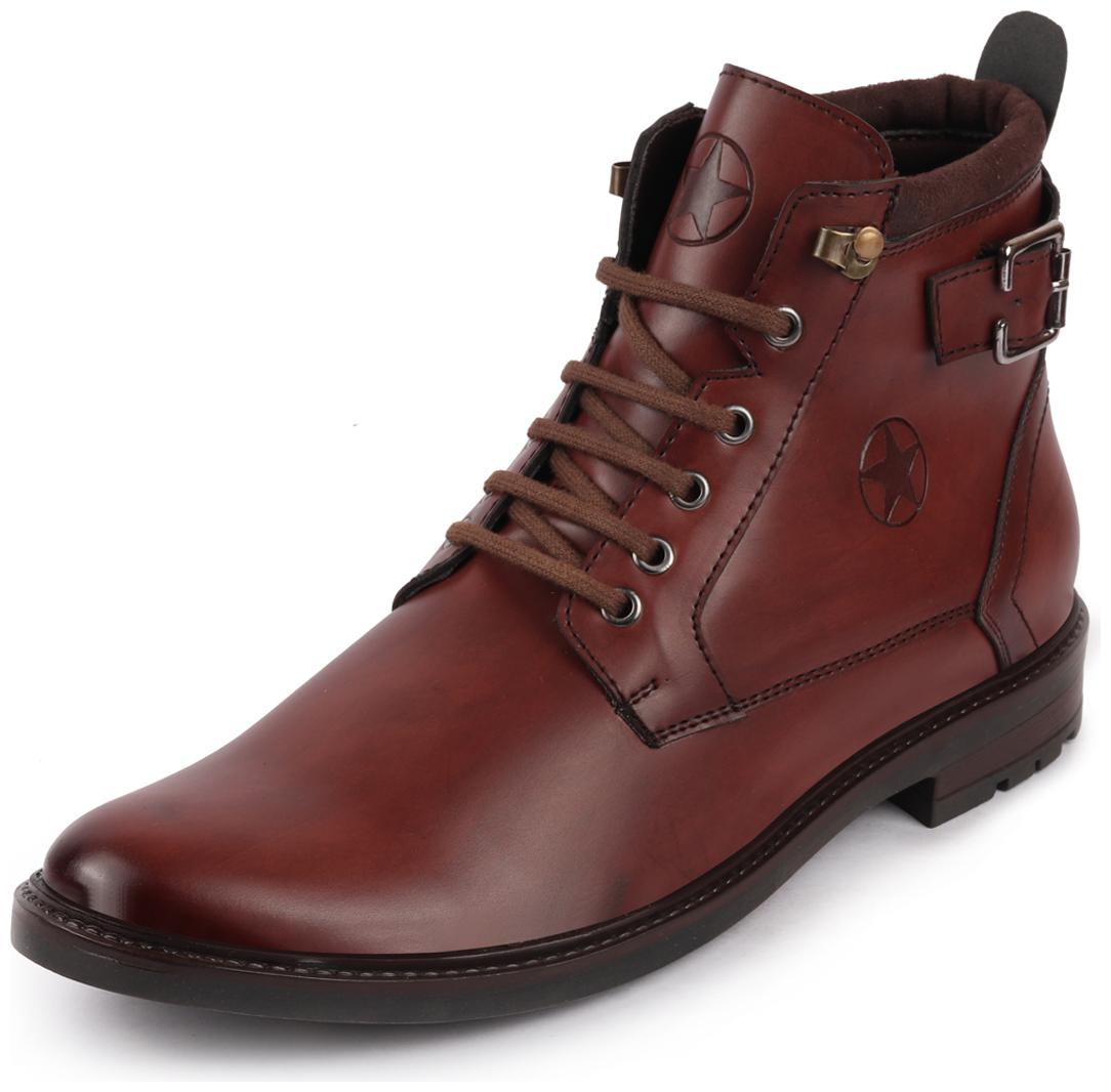 

FAUSTO Men Brown Ankle Boots - FST 3919 BROWN