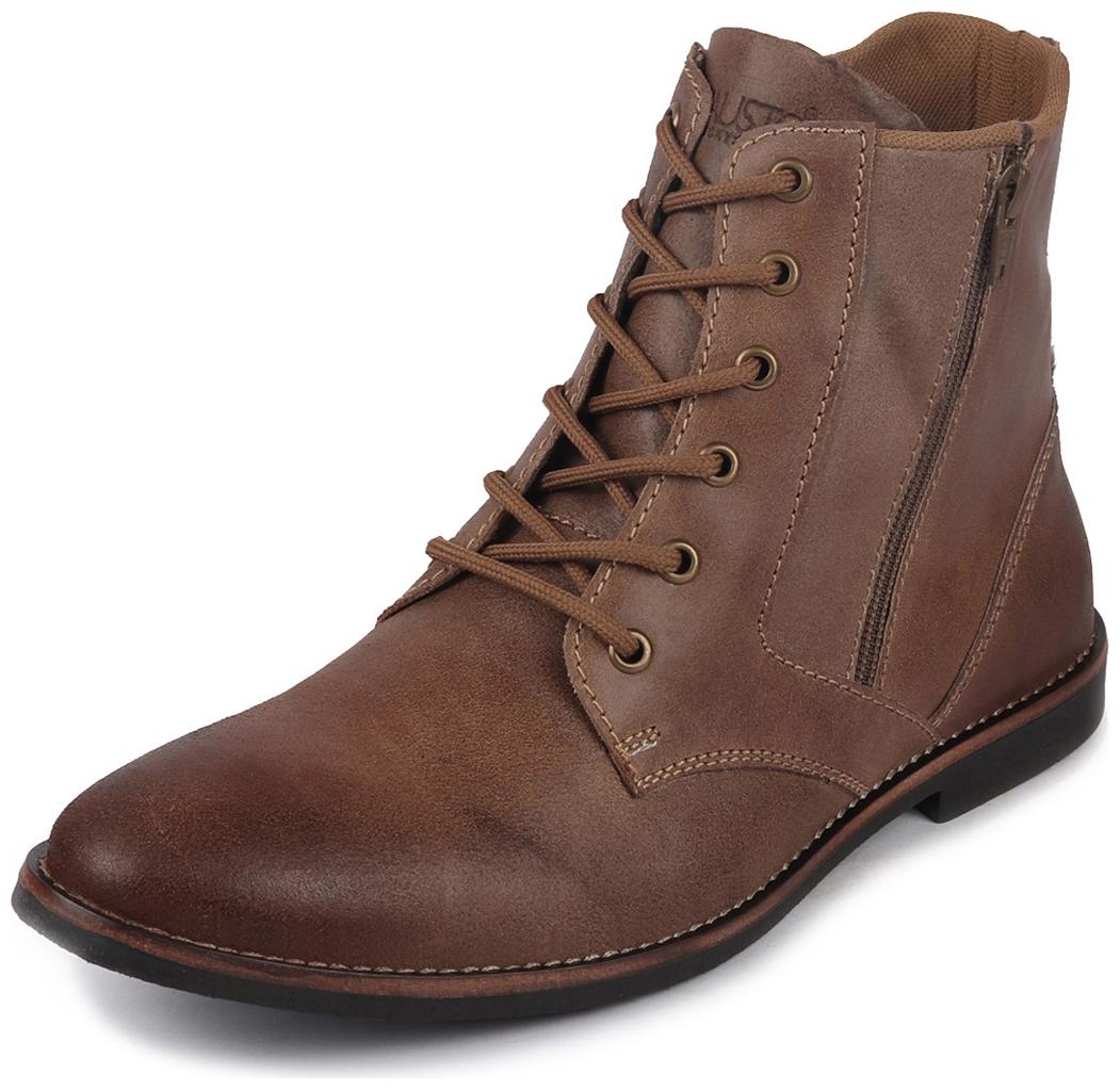 

FAUSTO Men Brown Outdoor Boots - FST KI-1623 BROWN