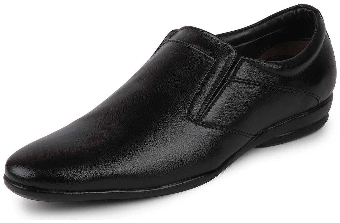 

FAUSTO Men Black Slip-On Formal Shoes