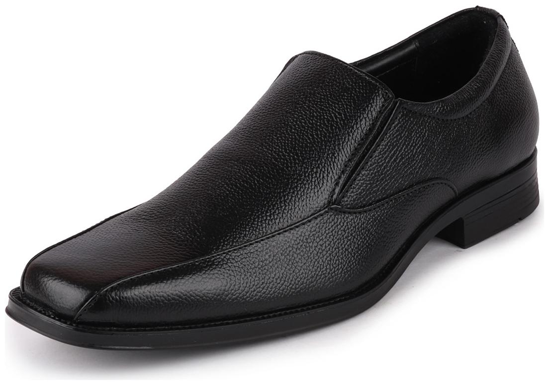 

FAUSTO Men Black Slip-On Formal Shoes - FORMAL SHOES - FST KI-9907 BLACK
