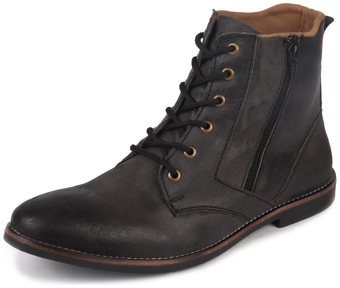 

FAUSTO Men Black Outdoor Boots - FST KI-1623 BLACK