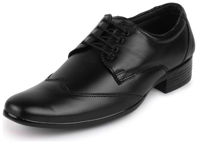 

FAUSTO Men Black Brogues Formal Shoes - FST 3721 BLACK