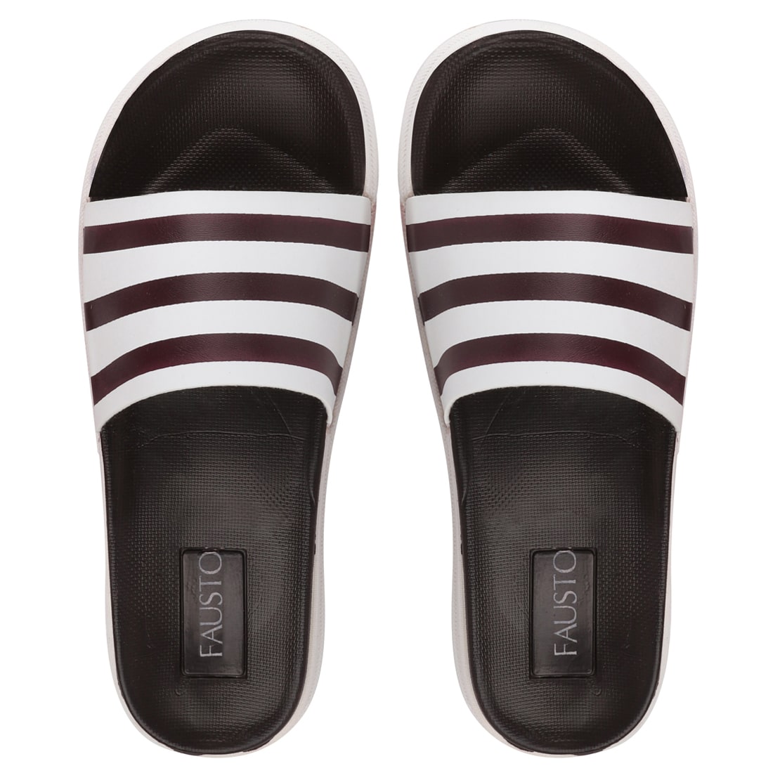 

FAUSTO Men Brown Sliders - 1 Pair