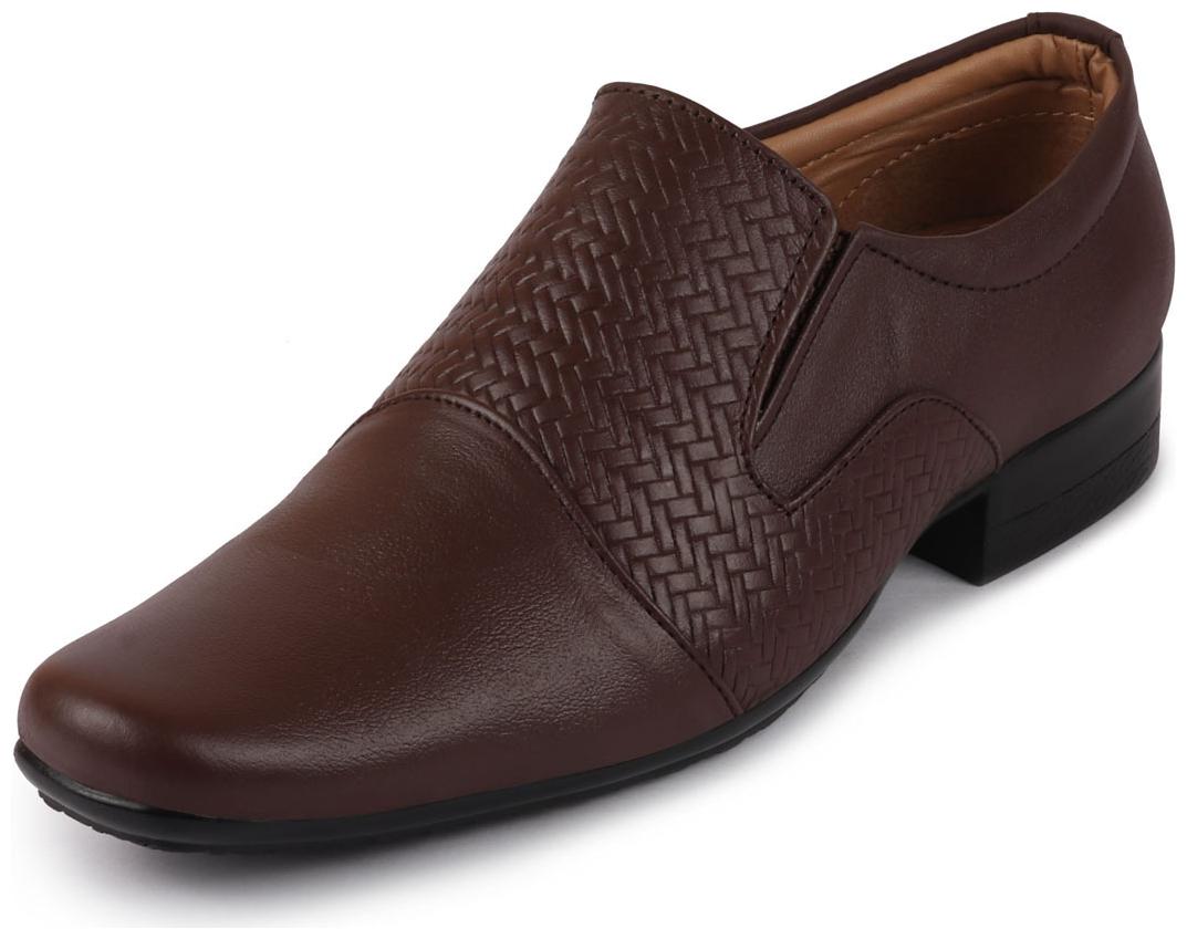 

FAUSTO Men Brown Slip-On Formal Shoes - FST KI-4503 BROWN