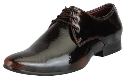 

Fausto Men s Brown Formal Lace Up Shoes