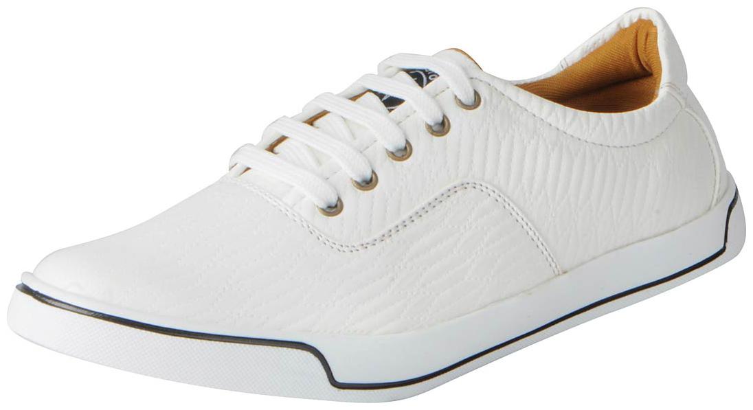 

Fausto Men s White Stylish Casual Shoes