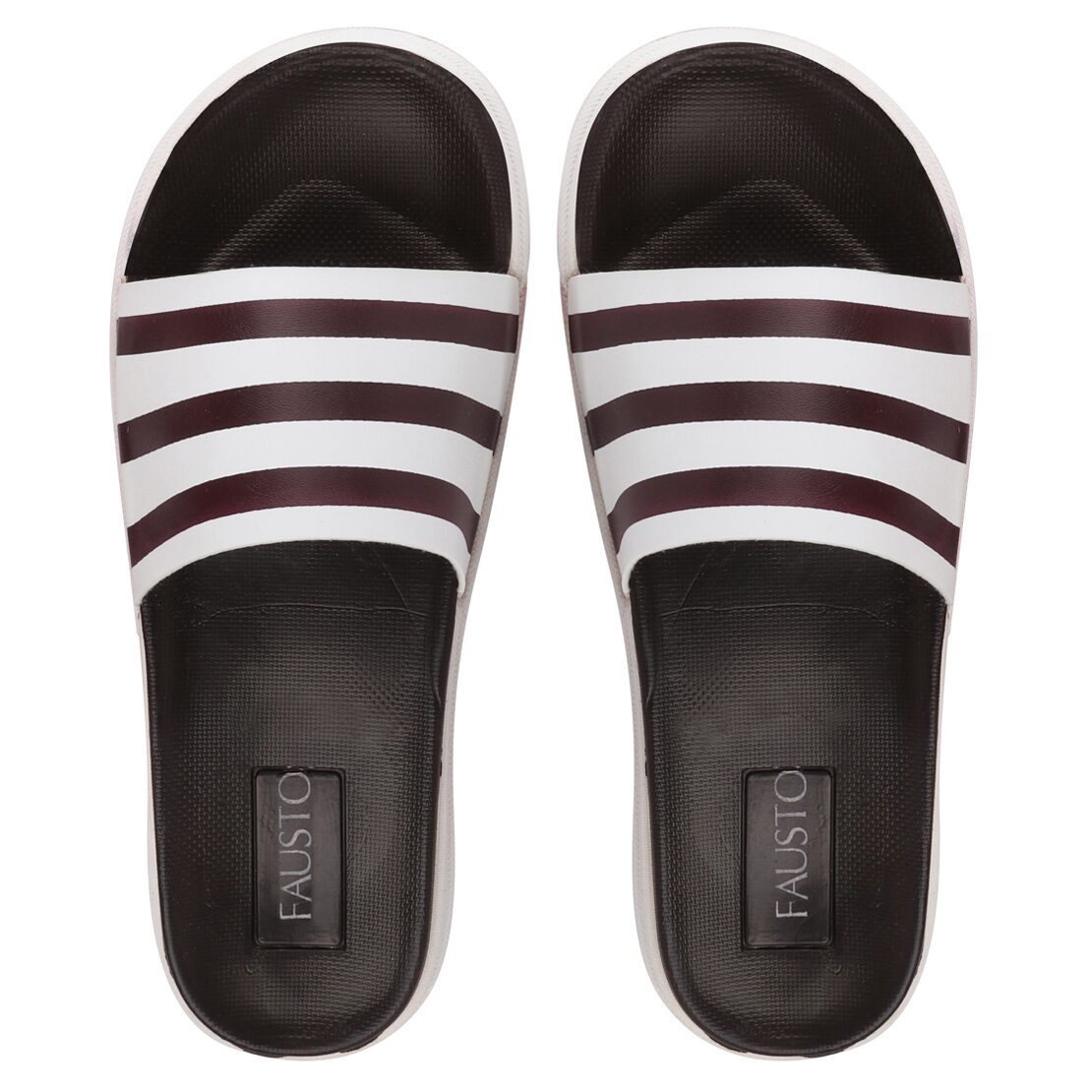 

FAUSTO Men Brown Sliders - 1 Pair