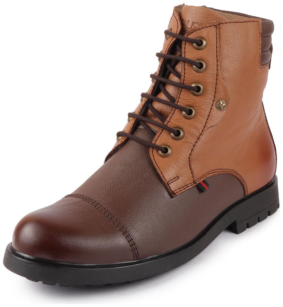 

FAUSTO Men Brown Outdoor Boots - FST KI-1604 BROWN