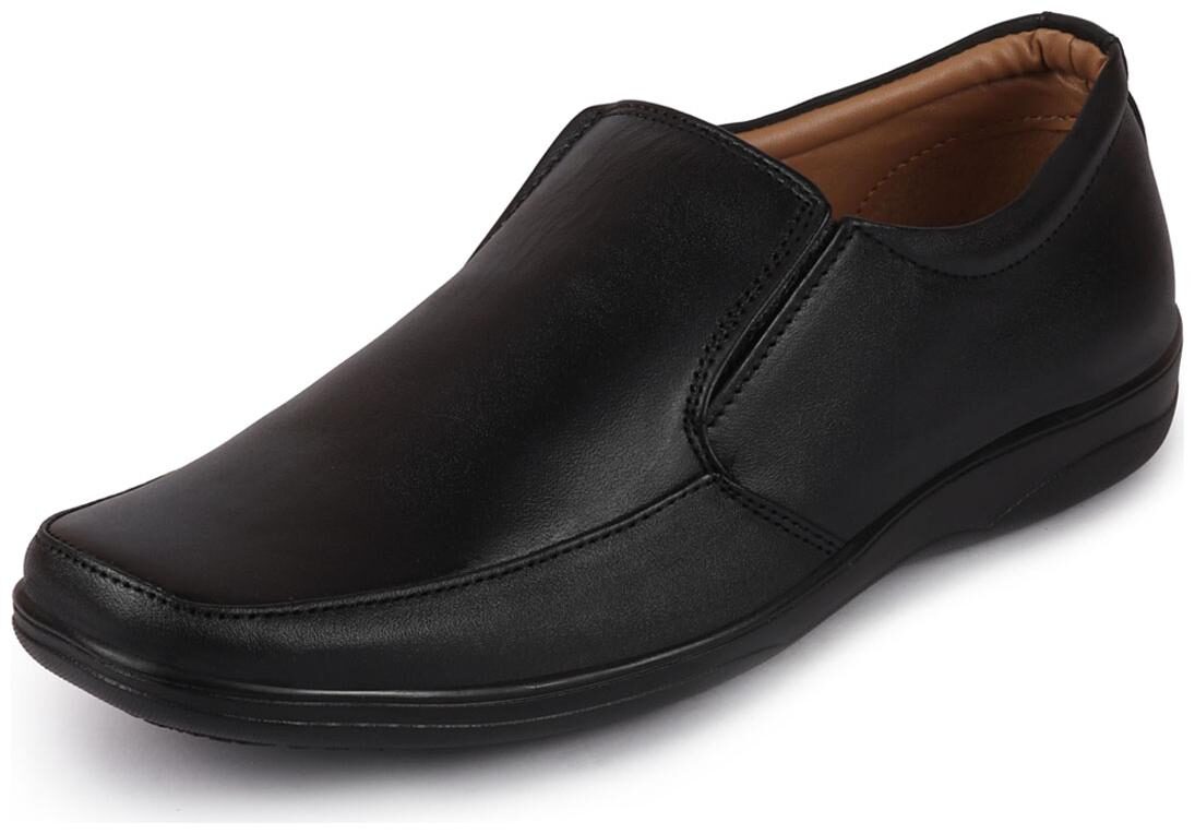 

FAUSTO Men Black Slip-On Formal Shoes - FST KI-4507 BLACK