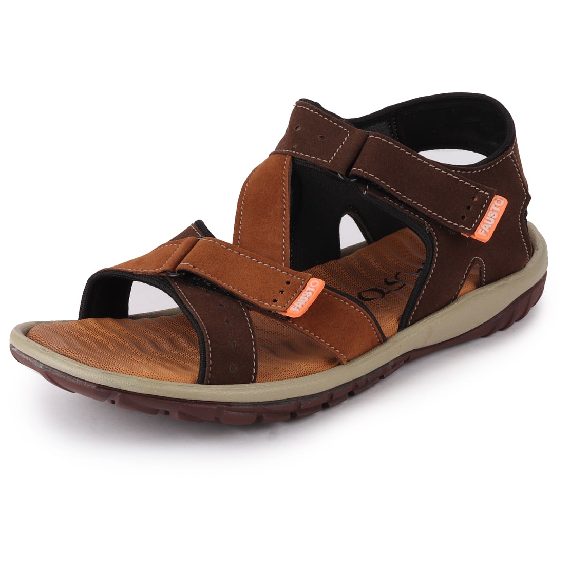 

FAUSTO Men Brown Tan Floaters
