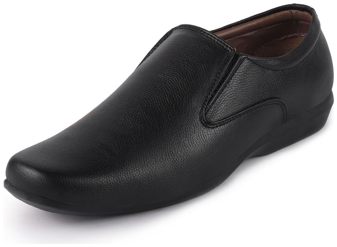 

FAUSTO Men Black Slip-On Formal Shoes