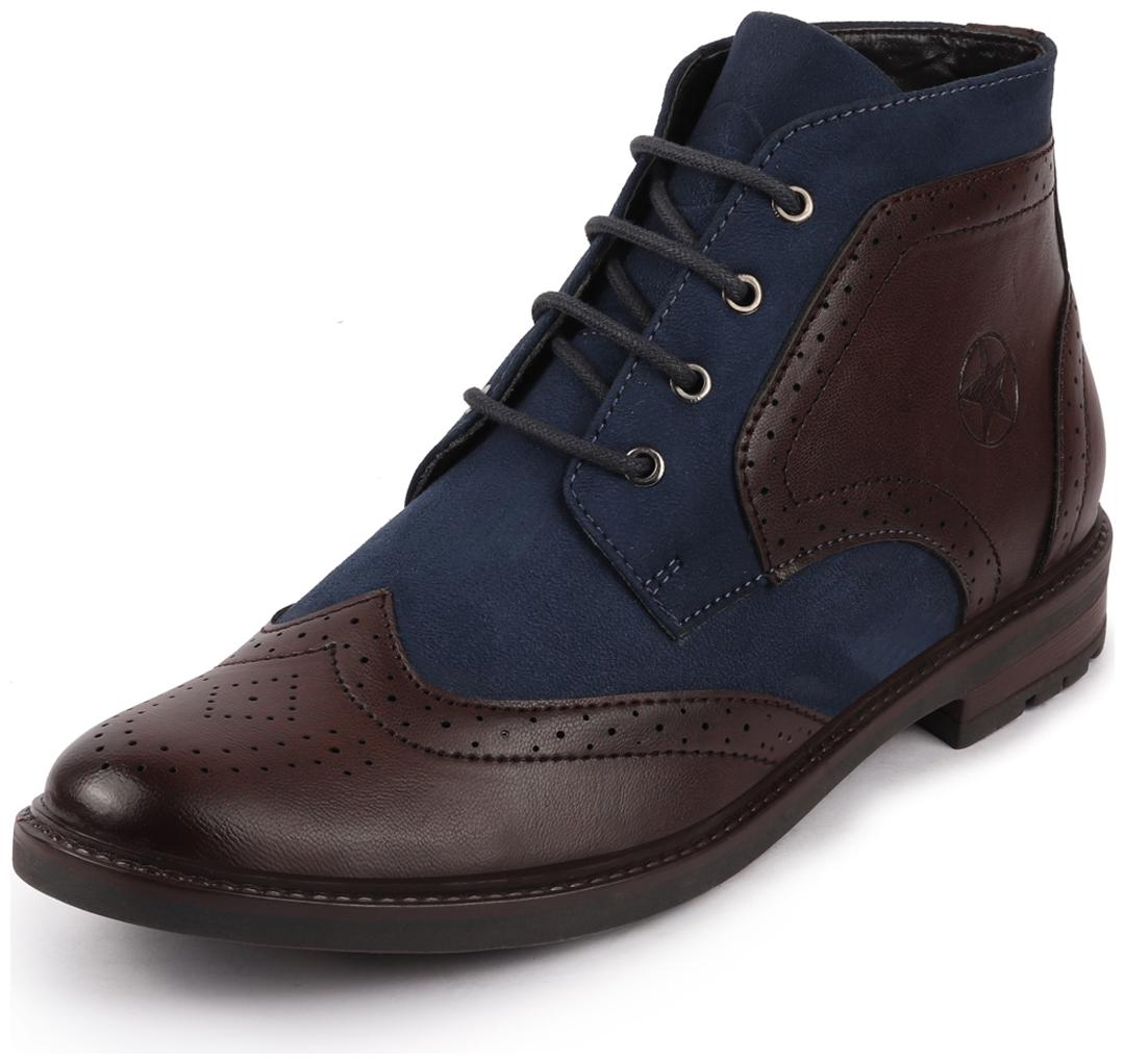 

FAUSTO Men Brown Outdoor Boots - FST 3920 BROWN