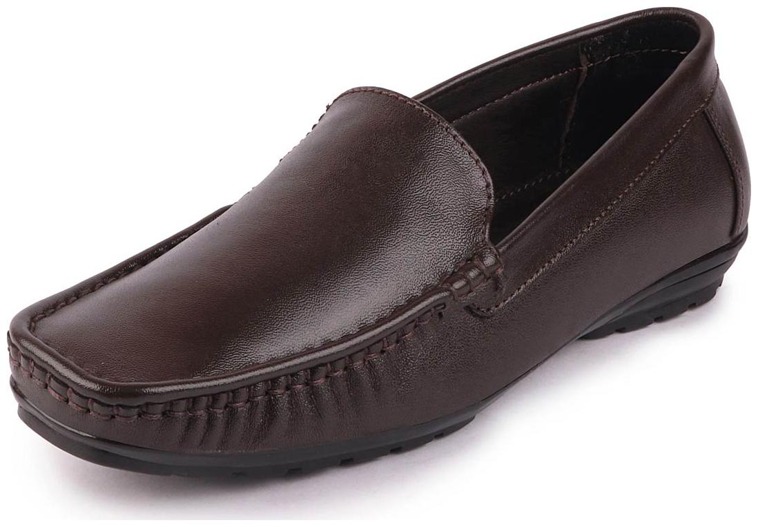 

FAUSTO Men Brown Loafers - FST 3614 BROWN - FST 3614 BROWN