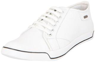 Fausto Men's White Stylish Sneakers