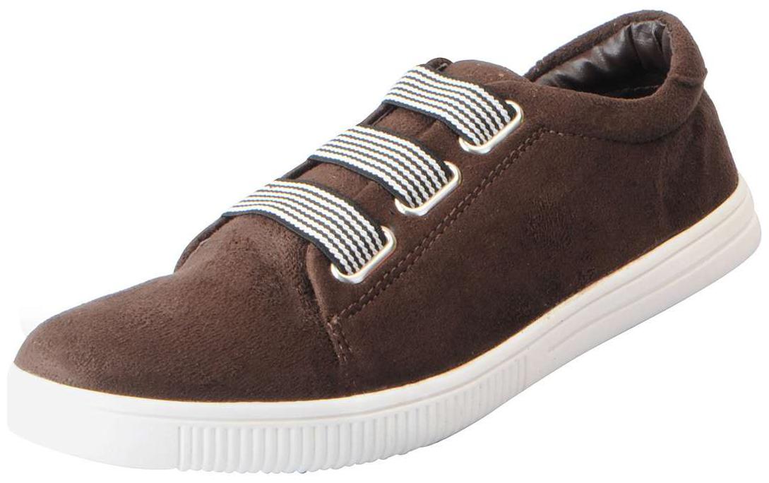 

Fausto Men s Brown Velvet Loafers Casual Shoes