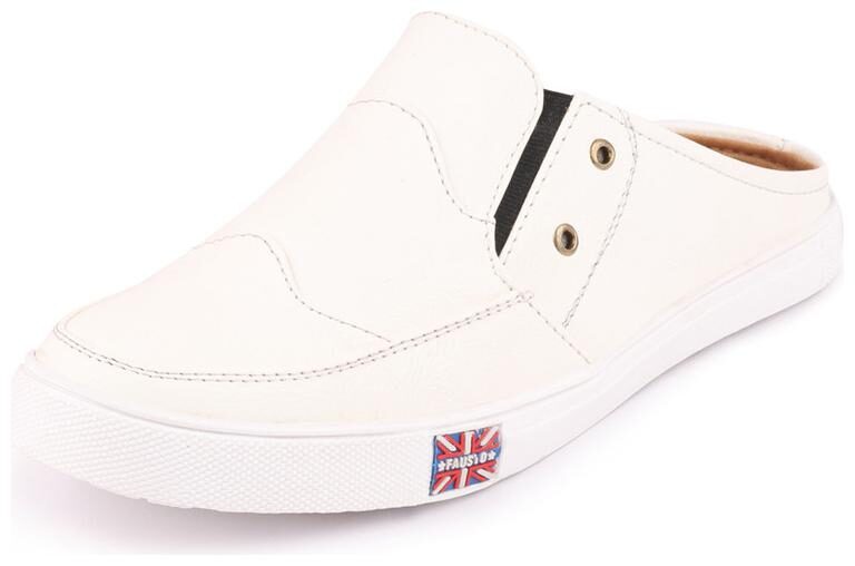 

FAUSTO Men White Casual Shoes - FST 1261 WHITE