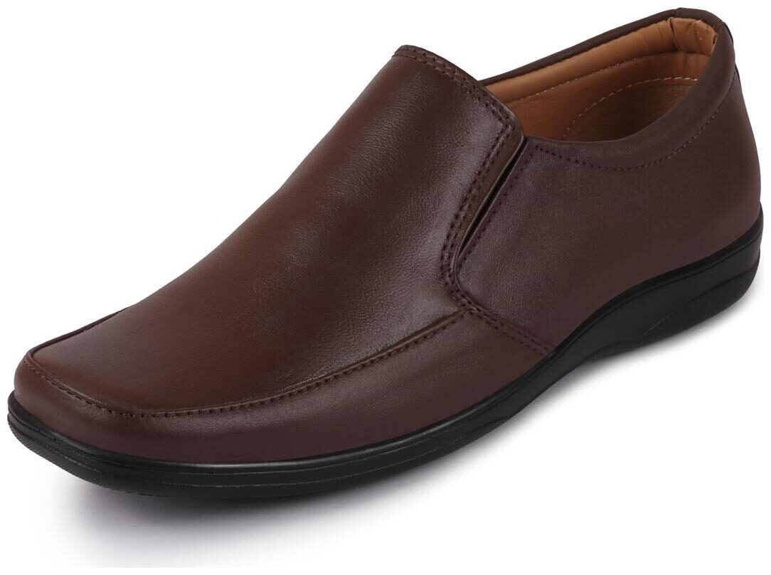 

FAUSTO Men Brown Slip-On Formal Shoes - FST KI-4507 BROWN