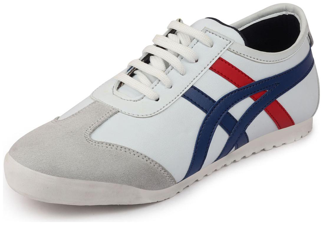 

FAUSTO Men White Classic Sneakers - Fst ki-4051 white