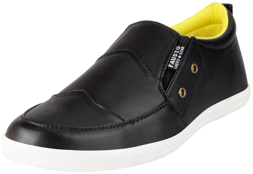 

FAUSTO Men Black Loafers