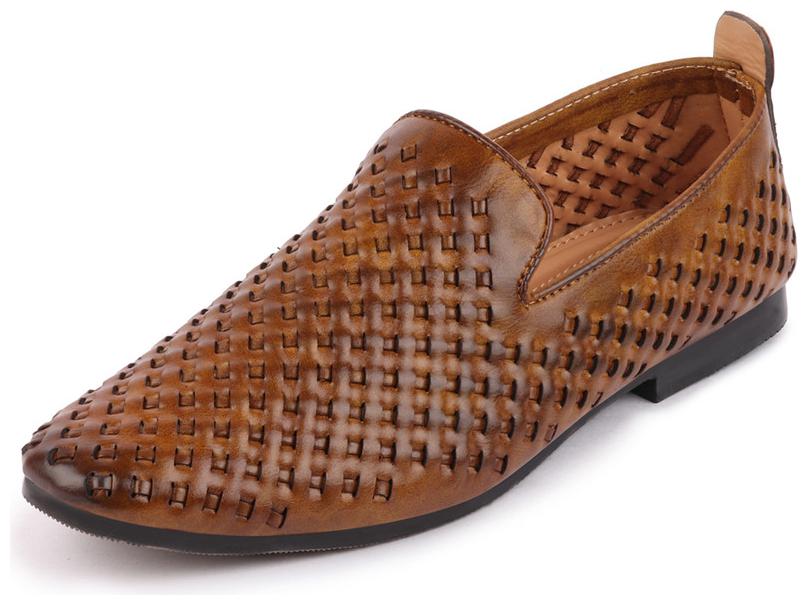 

FAUSTO Men s Teek Ethnic Jutis and Mojaris