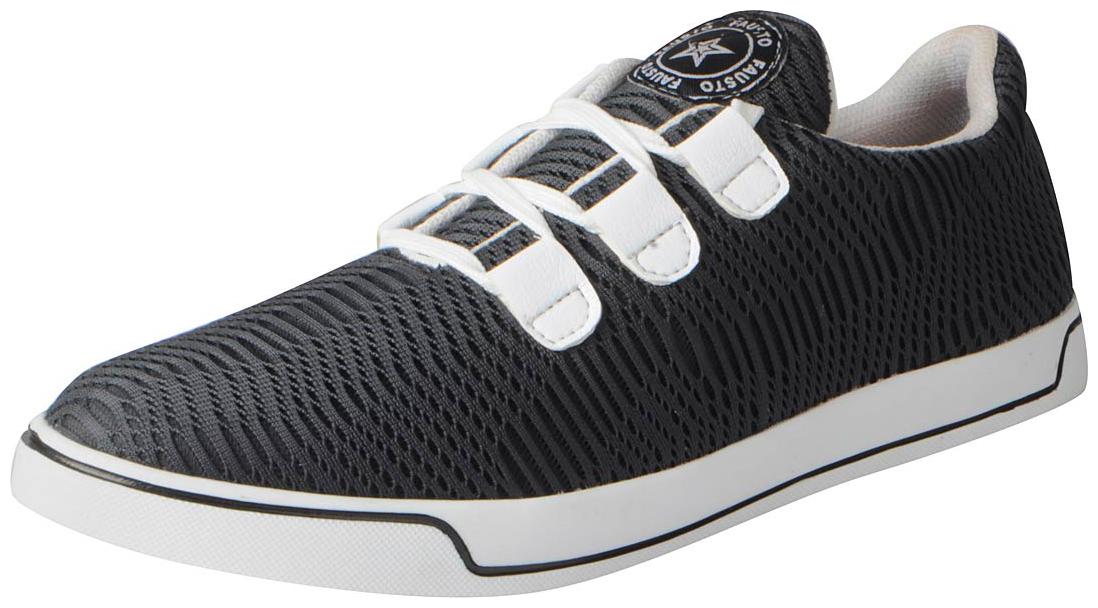 

FAUSTO Men Black Casual Shoes - FST 1233 BLACK