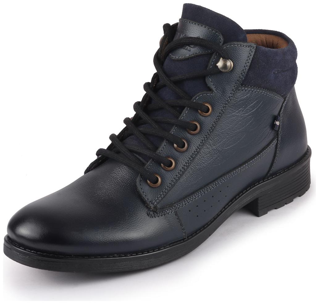 

FAUSTO Men Navy Blue Outdoor Boots - FST KI-1608 NAVY