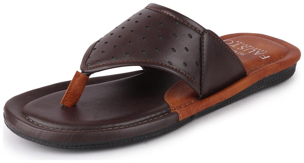 

FAUSTO Men Brown Indoor Slippers - 1 Pair