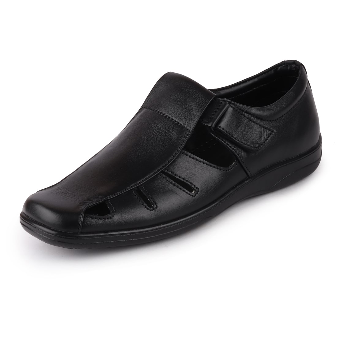 

FAUSTO Men Black Shoe-Style Sandals