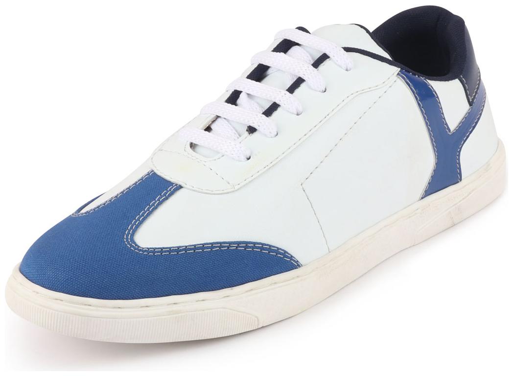 

FAUSTO Men Navy Blue Classic Sneakers - Fst ki-4006 white navy