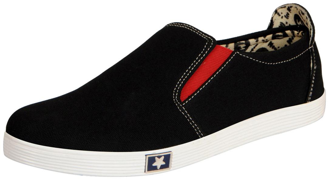 

FAUSTO Men Black Loafers - FST 3579 BLACK