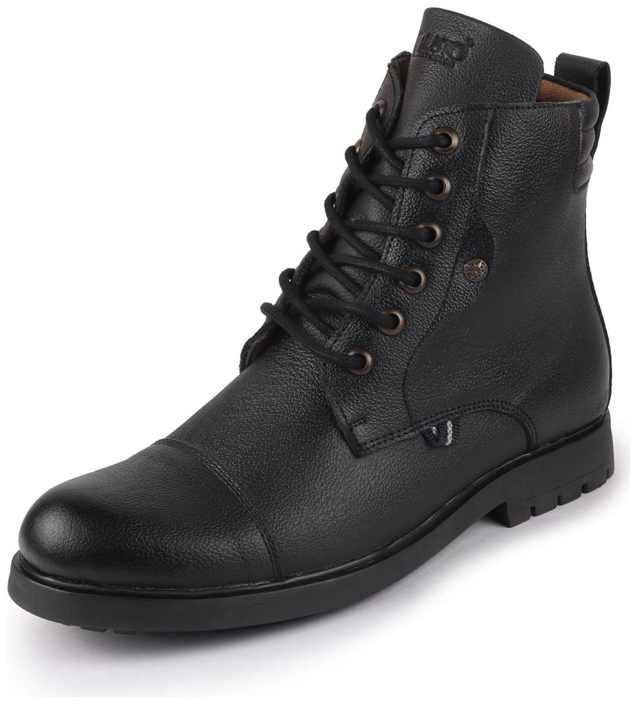 

FAUSTO Men Black Outdoor Boots - FST KI-1604 BLACK