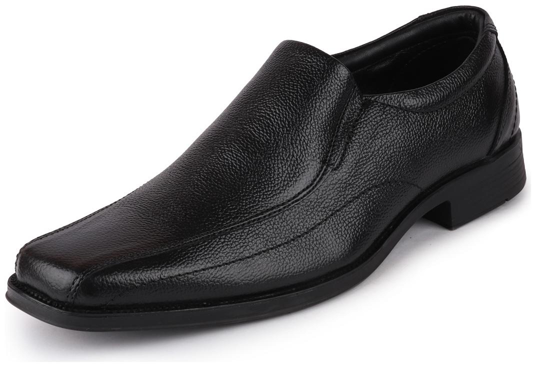 

FAUSTO Men Black Slip-On Formal Shoes - FORMAL SHOES - FST KI-9906 BLACK