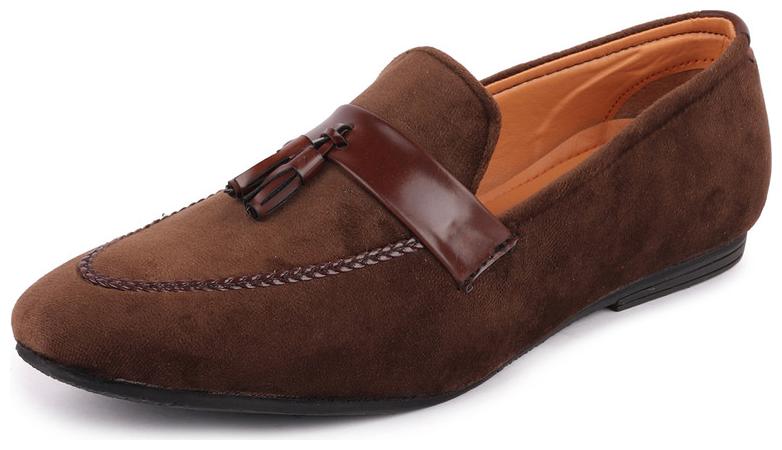 

FAUSTO Men Brown Slip-On Formal Shoes - FST 3864 BROWN - FST 3864 BROWN