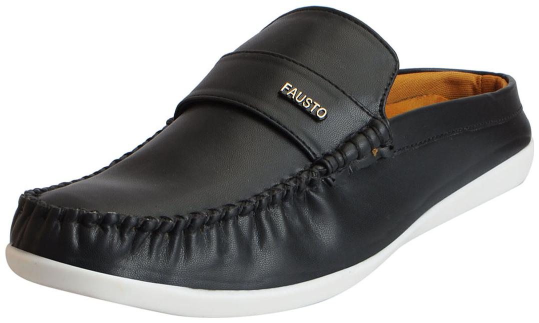 

FAUSTO Men Black Loafers