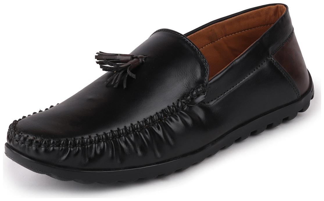 

FAUSTO Men Black Loafers - FST KI-9703 BLACK