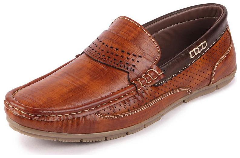 

FAUSTO Men Tan Loafers - FST 3603 TAN