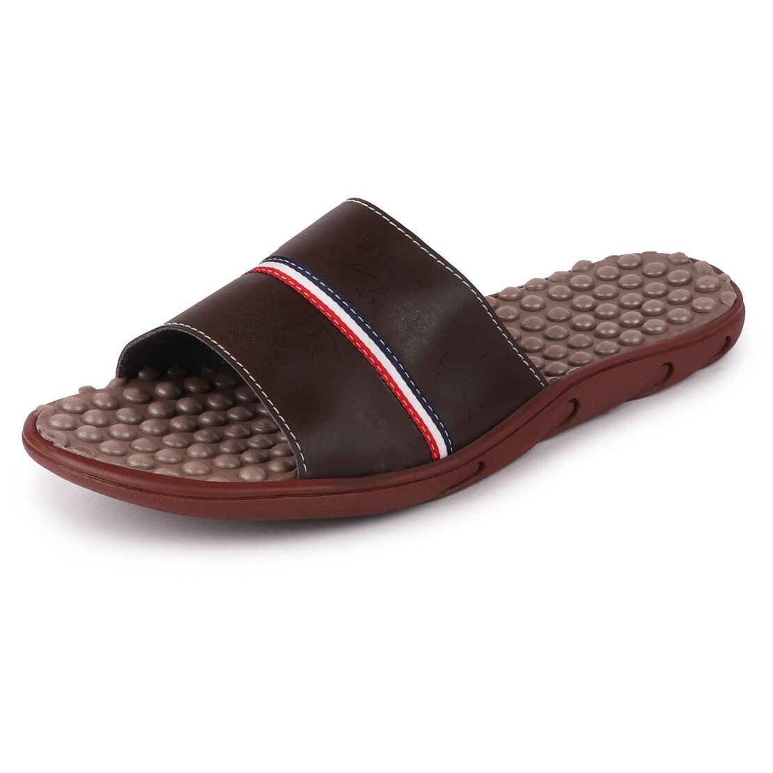 

FAUSTO Men Brown Sliders - 1 Pair