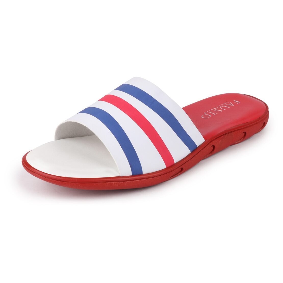 

FAUSTO Men Red Sliders - 1 Pair