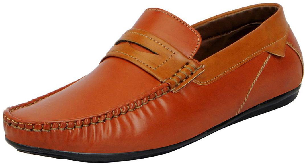 

FAUSTO Men Brown Loafers - FST 3555 TAN