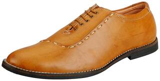 FAUSTO Tan Men's Oxford Shoes